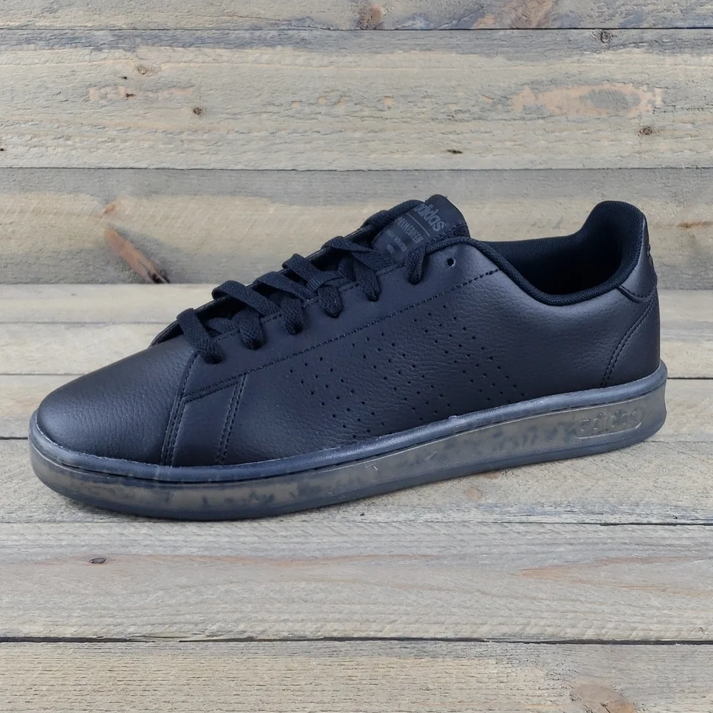 adidas Men's Advantage Tennis/Casual Sneakers Black